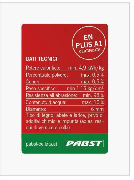 Pellet Pabst ENplus A1 – Il pellet austriaco a calore costante e ceneri bassissime