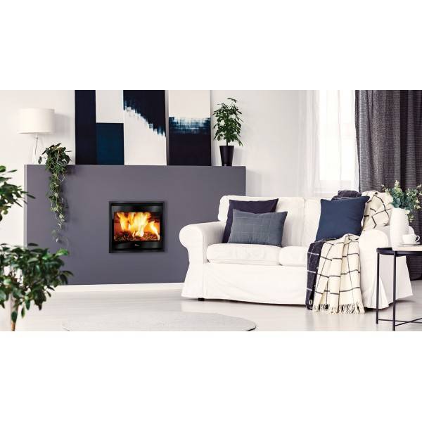 Inserto per camino a legna - ADOUR 500 Lacunza - 5,5 Kw