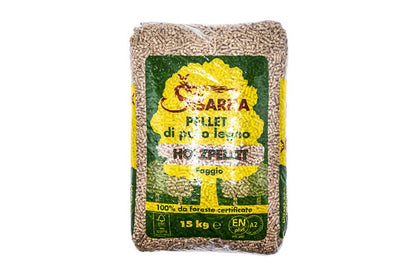 Pellet Sisarka A2 – 100% Faggio Essiccato | BigBag 1 000 Kg